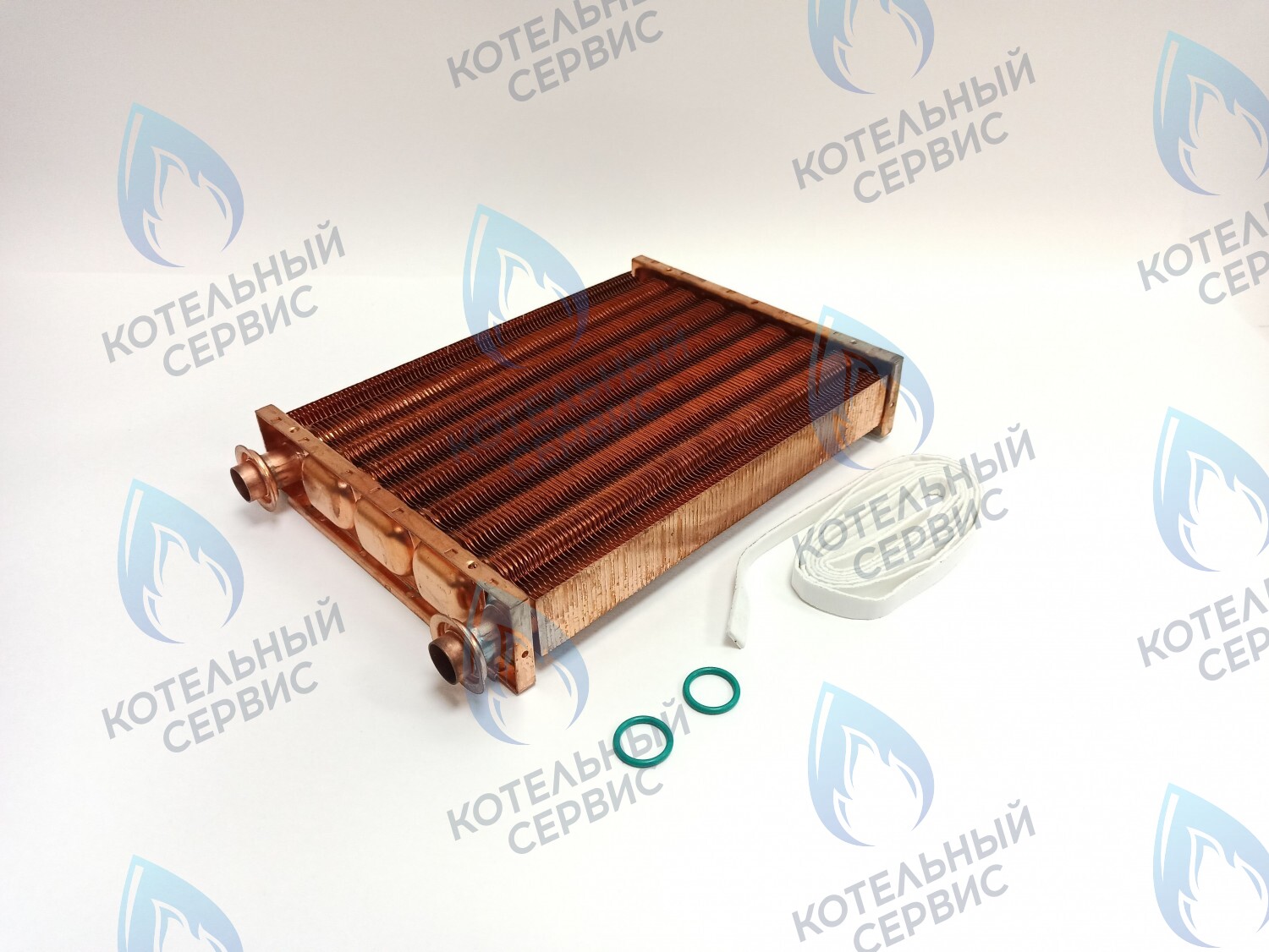 EM052-250-02 Теплообменник основной (первичный) (МЕДНЫЙ) Navien (с белыми прокладками в комплекте) Deluxe S/C/One 35K (30020498A) в Самаре