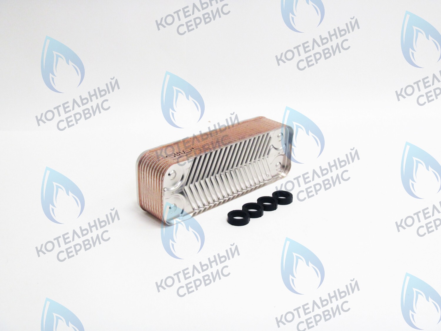 39822180 Теплообменник вторичный KIT SCAMBIATORE 20P-->39822750 FERROLI в Самаре