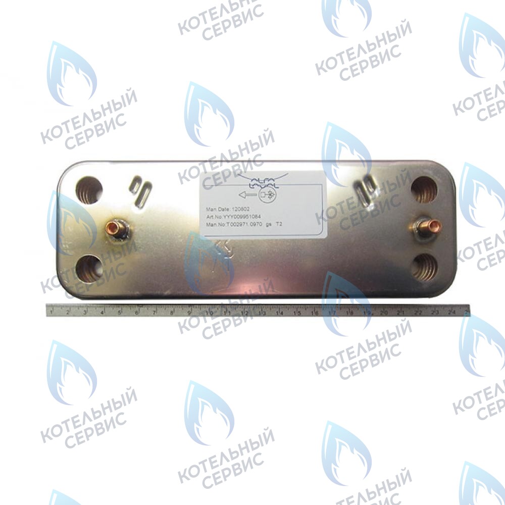 5686660 Теплообменник вторичный (10 пластин) 24кВт Eco. Compact 3. Four. Home, 4s, 5 Compact, Fortech BAXI в Самаре