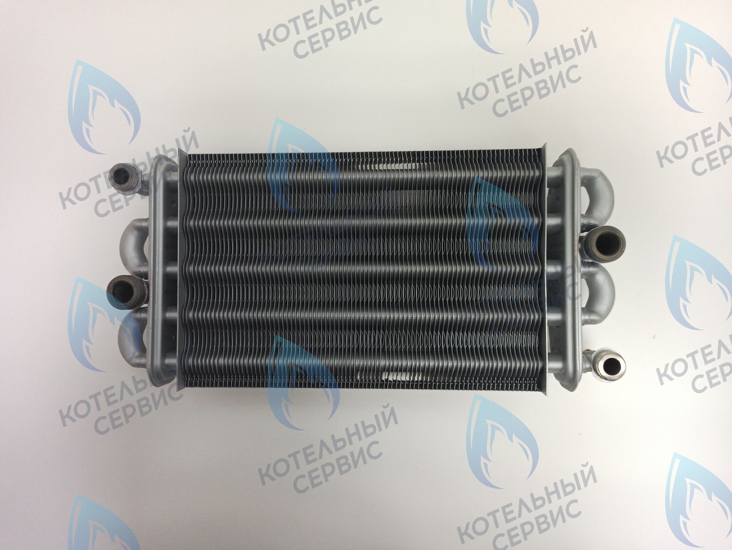 EB051-270-V Битермический теплообменник VALMEX FONDITAL, NOVA FLORIDA, ALPHATHERM,  PROTHERM (в комплекте есть заглушка для одного отверстия) 6SCAMBIM03, 0020025297 в Самаре