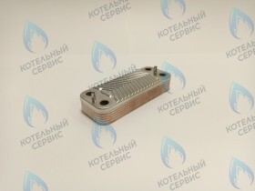 Теплообменник ГВС 12 пластин FEDERICA BUGATTI Varme 12-24кВт