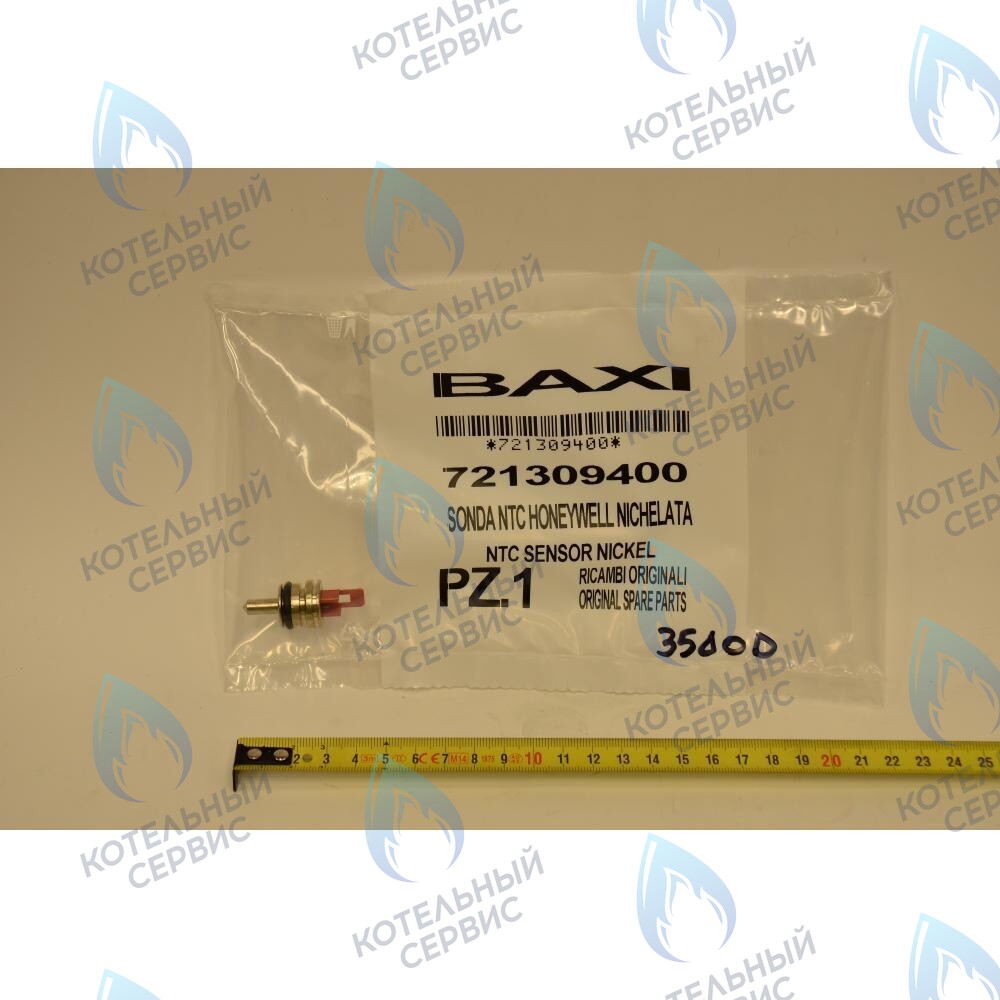 721309400 Датчик температуры ГВС NTC (погружной, клипса) BAXI ECO (Compact, 4s, 5 Compact) FOURTECH (артикул 721309400, 710056200) в Самаре