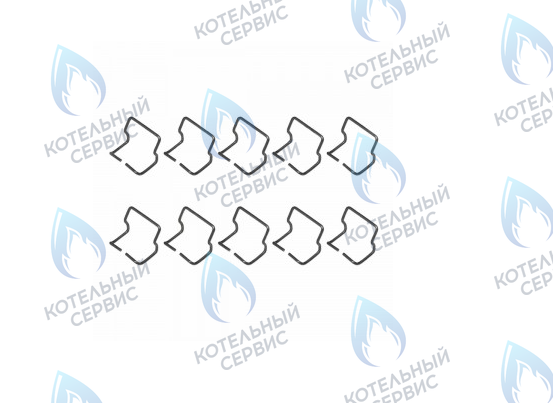 0020029605 Скоба, камера разряжения (комплект 10шт) VAILLANT в Самаре