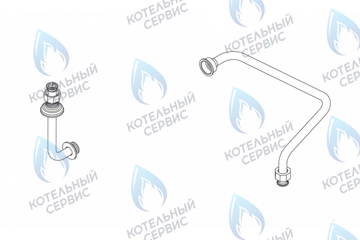 87160120790 Подводящая трубка BOSCH в Самаре